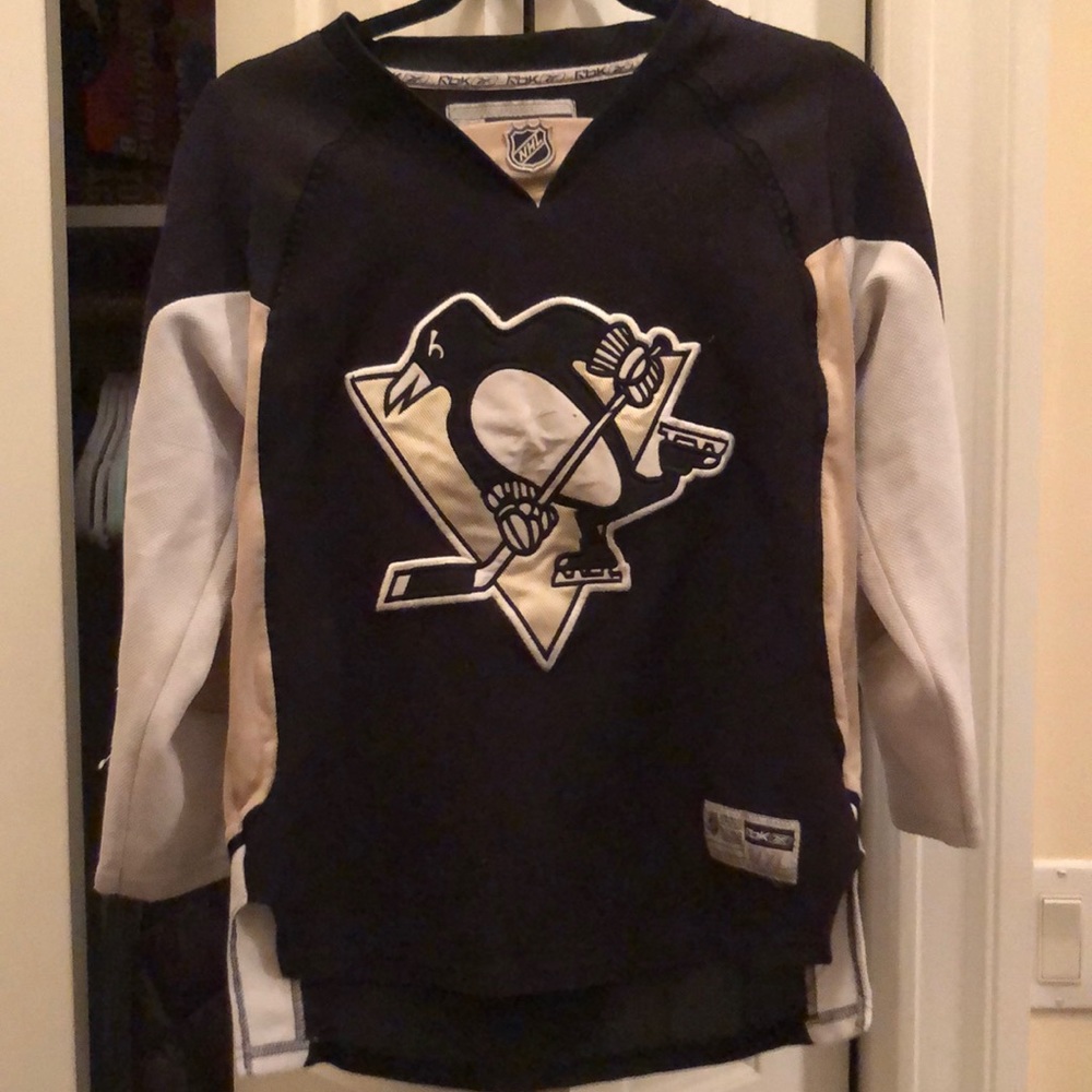 Youth Reebok CCM Pittsburgh Penguins Jordan Staal #11 Hockey Jersey Size L/XL